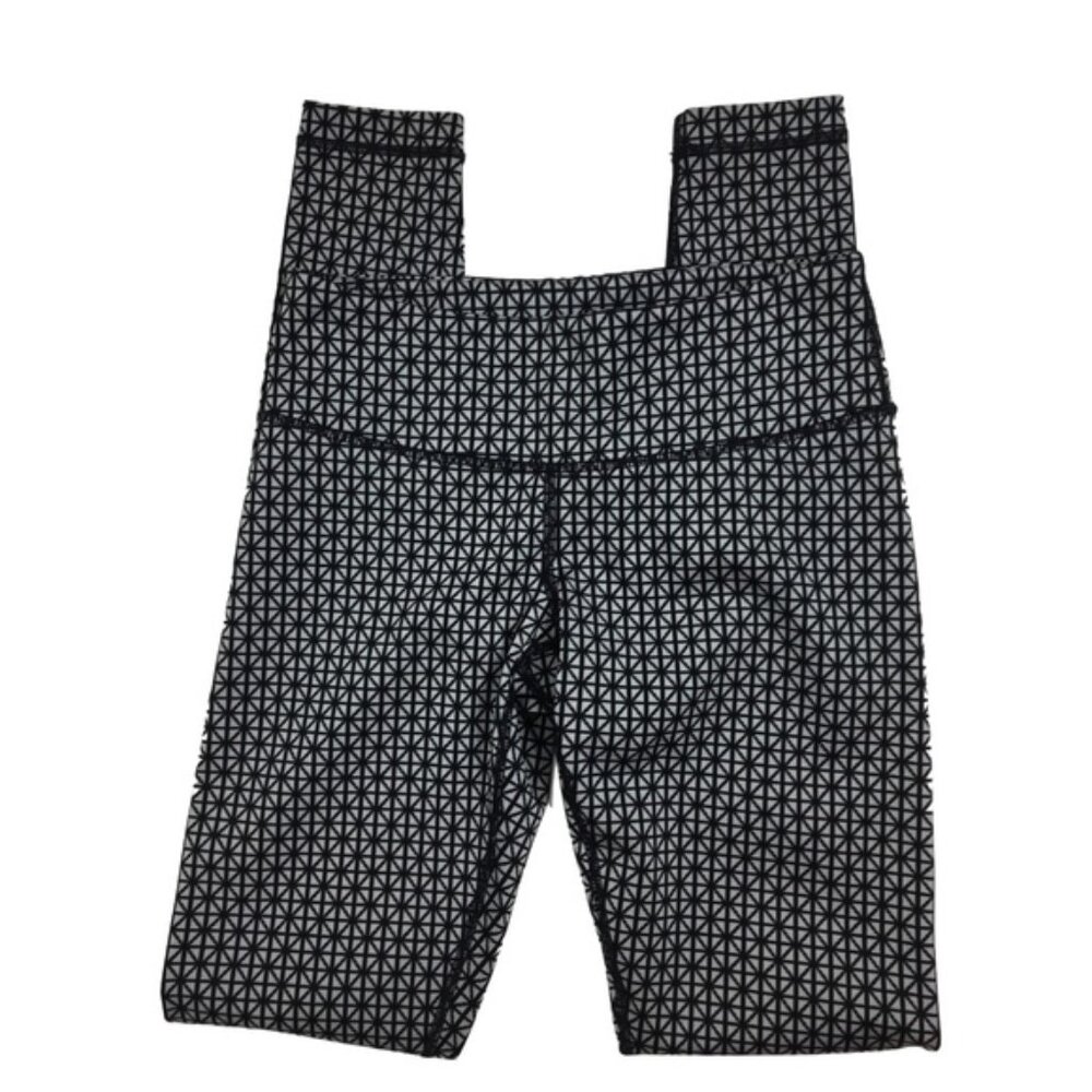 Lululemon Wunder Under Tri Geo Silver Spoon I Size 4 - Picture 5 of 8